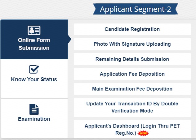 UPSSSC Online Form process